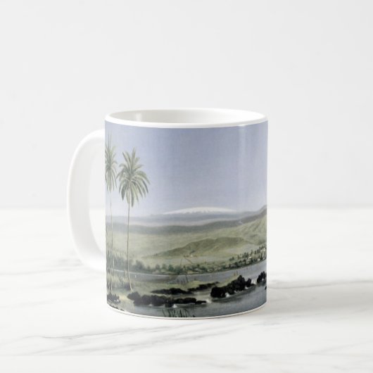 「湾」の-ジェームス陽気なSawkinsのマグからのHilo コーヒーマグカップ (正面左)