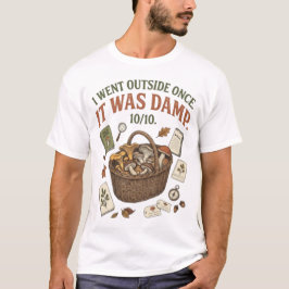 湿ったおかしいキノコの外体験 Tシャツ