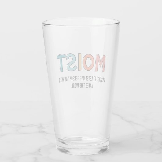 湿ったおもしろいことわざの湿ったユーモアおもしろいギフト タンブラーグラス (裏面)