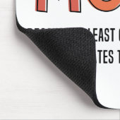 湿ったおもしろいことわざの湿ったユーモアおもしろいギフト マウスパッド (コーナー)