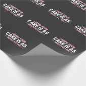 湿ったケーキ大人のユーモア汚れとベーカーおもしろいー ラッピングペーパー (角)