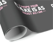 湿ったケーキ大人のユーモア汚れとベーカーおもしろいー ラッピングペーパー (ロールコーナー)