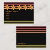 湿った土壌の匂いがぽちゃりとビジネス・カード 名刺 (正面/裏面)