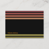 湿った土壌の匂いがぽちゃりとビジネス・カード 名刺 (裏面)