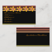 湿った土壌臭の名刺 名刺 (正面/裏面)