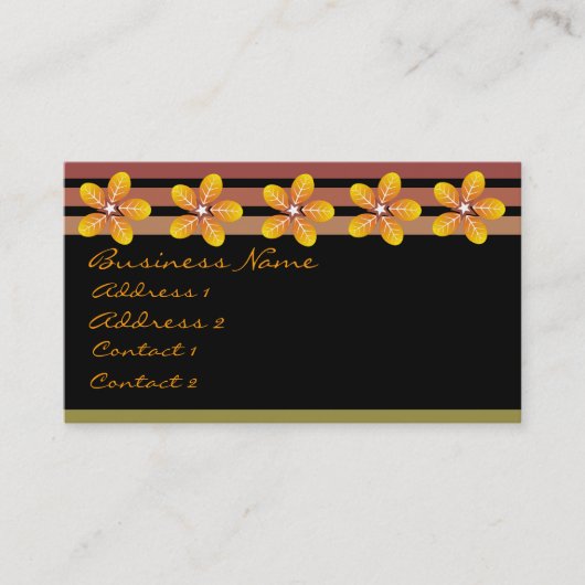 湿った土壌臭の名刺 名刺 (正面)