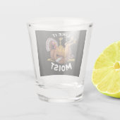 湿った感謝祭の七面鳥の肉汁が好きだ ショットグラス (裏面)