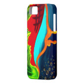 湿った抽象的な形 Case-Mate iPhoneケース (裏面左)