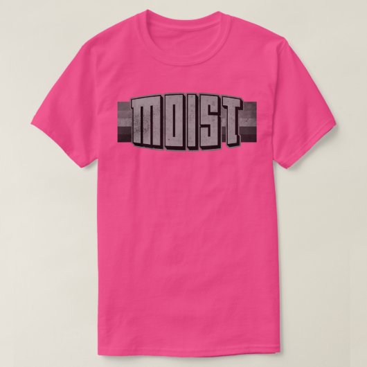 湿った最悪の単語は今までBW Tシャツ (デザイン正面)