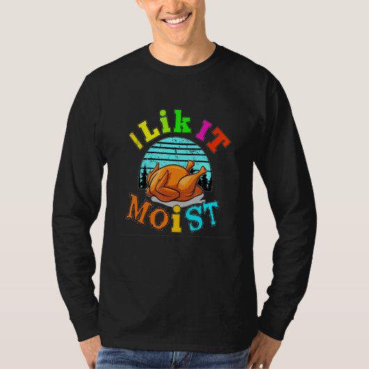 湿るのが好きだ Tシャツ (正面)