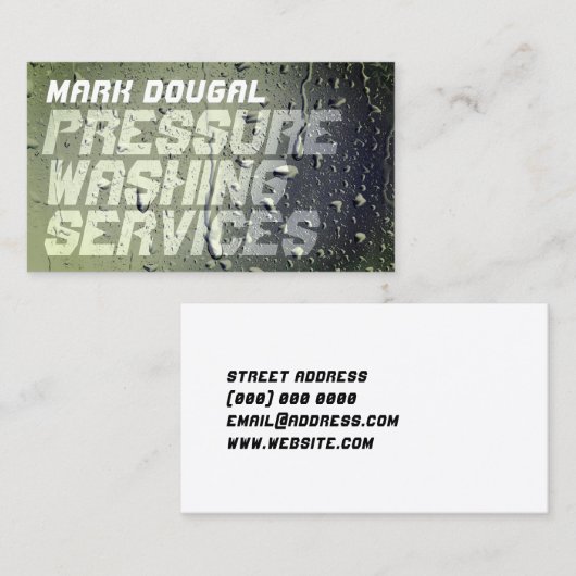 湿フェイク面 名刺 (正面/裏面)