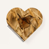 湿原の中の美しい湿原 ノートブック (正面)