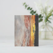 湿原の水彩に沈む夕日 シーズンカード (スタンド正面)