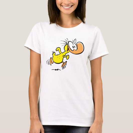 湿地かわいいアヒル Tシャツ (正面)