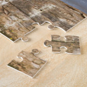 湿地にログインしているウッドアヒル ジグソーパズル (側面)