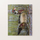 湿地に生息するアヒル ジグソーパズル (縦)