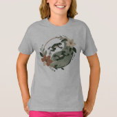 湿地のハーモニー - 平和な自然  Tシャツ (正面)