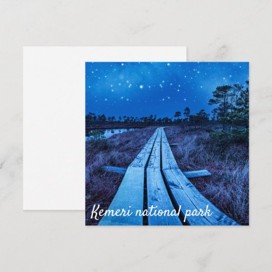 湿地の夜 (正面/裏面)