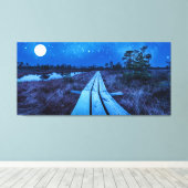 湿地の夜 キャンバスプリント (インサイチュ (ウッドフロア))