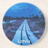 湿地の夜 コースター (正面)