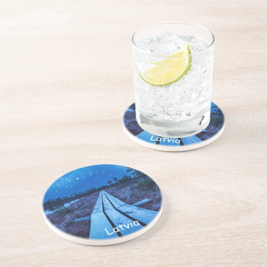 湿地の夜 コースター (側面)