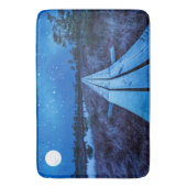 湿地の夜 バスマット (正面縦)