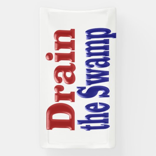 湿地の赤い青い文字を抜く 横断幕 (縦)