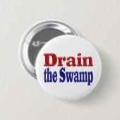 湿地の赤い青い文字を抜く 缶バッジ (正面&裏面)