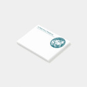 湿地や自然好きにかわいいカエル ポストイット (アングル)