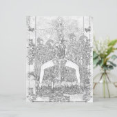 湿地ウィッチダークマジックカラーリングページ紙 (スタンド正面)