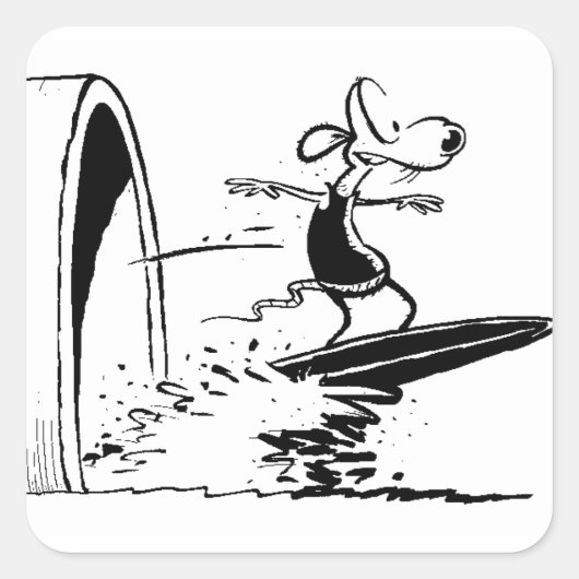 湿地スラッジサーフィンラットシール スクエアシール (正面)