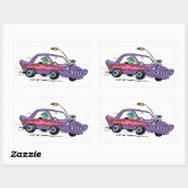 湿地タートルファーストレーン 長方形シール (シート)