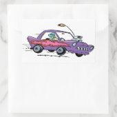 湿地タートルファーストレーン 長方形シール (バッグ)