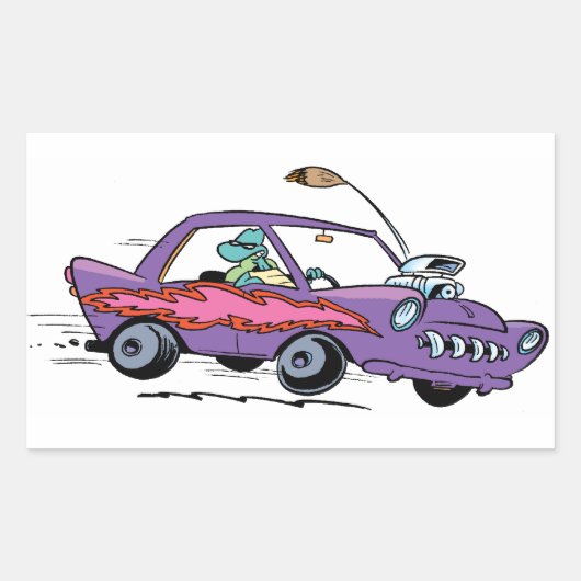 湿地タートルファーストレーン 長方形シール (正面)