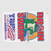 湿地トランプ2020を排出する ゴルフタオル (横)