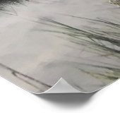 湿地トロマト川自然撮影ポスター ポスター (角)