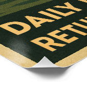 湿地フェリーに乗る – 古い方法で旅行する ポスター (コーナー)