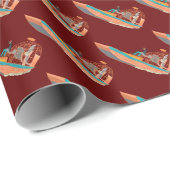 湿地ボート ラッピングペーパー (ロールコーナー)