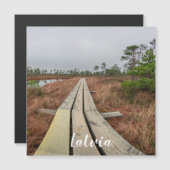 湿地マグネットのハイキングトレイル (正面/裏面)