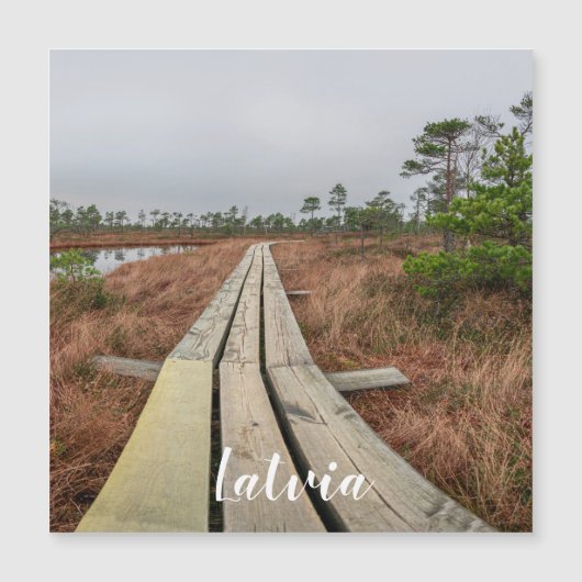 湿地マグネットのハイキングトレイル (正面)