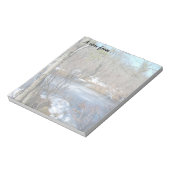 湿地凍ってい池 ノートパッド (回転)