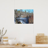 湿地凍ってい池 ポスター (キッチン)