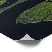 湿地帯の上のマウレ ポスター (角)