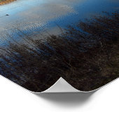 湿地帯を一望 ポスター (角)