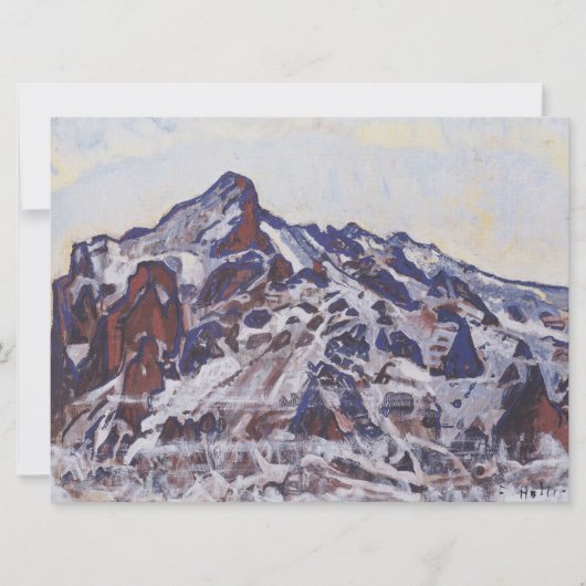 湿地帯（雪の多い冬の風景） カード (正面)