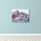 湿地帯（雪の多い冬の風景） キャンバスプリント (インサイチュ (ウッドフロア))