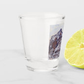 湿地帯（雪の多い冬の風景） ショットグラス (左)