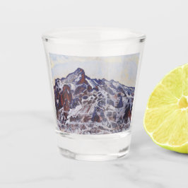 湿地帯（雪の多い冬の風景） ショットグラス