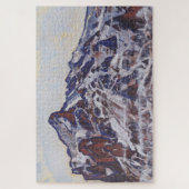 湿地帯（雪の多い冬の風景） ジグソーパズル (縦)