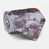 湿地帯（雪の多い冬の風景） ネクタイ (ロール)